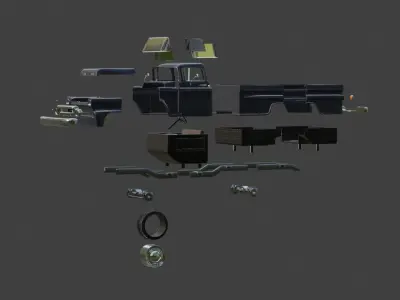 GMC F100 1959 TRUCK 3D print model