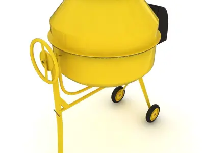 Concrete Mixer 3D model
