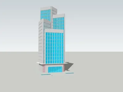 Urban Highrise 1 3D model