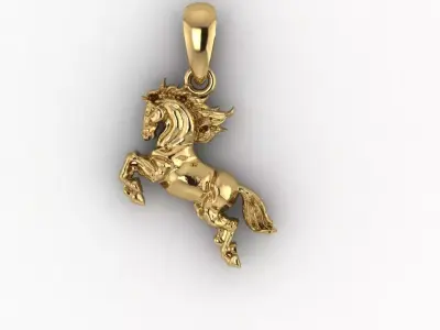 pendant horse 3D print model