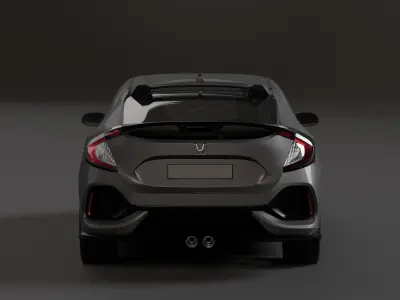 Honda Civic 2018 Hatchback 3D model