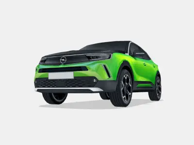 Opel Mokka-e 2021 Low-poly 3D model