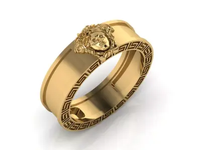 Medusa Ring 3D print model