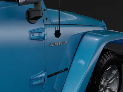 Jeep Wrangler Unlimited Chief JK 2017 3D model