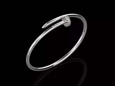 Juste un clou Bracelet 15 Size with Gems Small Verison N176 3D print model