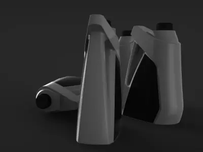 Oil Bottle Free 3D model