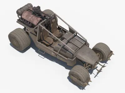 Death Rally Buggy 3D model