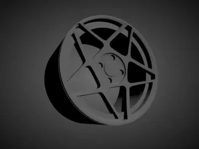 JNC 049 scalable and Printable rim 3D print model