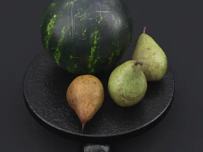 Fruit Plate I 3D model