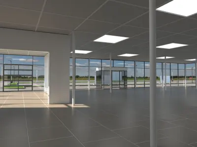 Generic Car Dealership 3D model