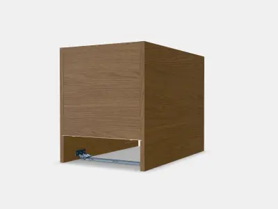HAGAAN Open cabinet Low-poly 3D model