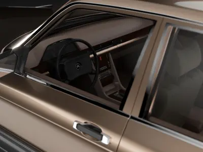 Mercedes-Benz 350 SEL 1990 3D model