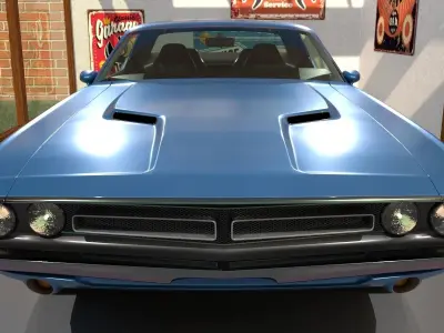 Dodge Chalenger 1971 3D model