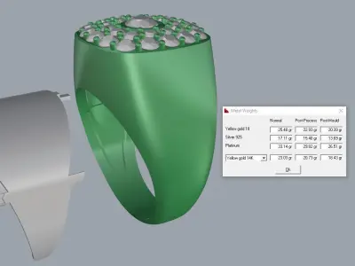 Mens ring 1904 3D print model