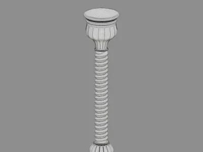  Casino twisted column  3D model