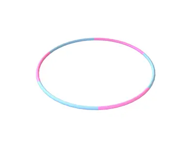 Body Hoops V1 002 Low-poly 3D model