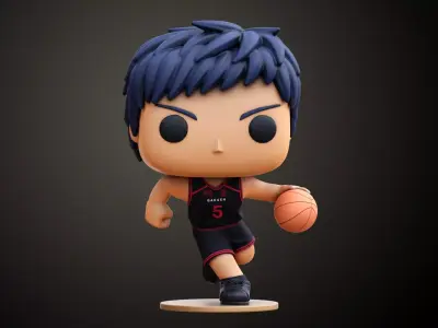 Funko Daiki Kurokos Basketball 3D print model