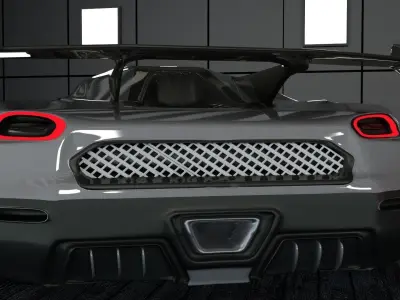 Koenigsegg  Agera Low-poly 3D model