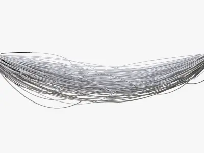 Cable Wire Web 3D model