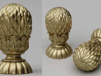 Ornamental Finial 3D model