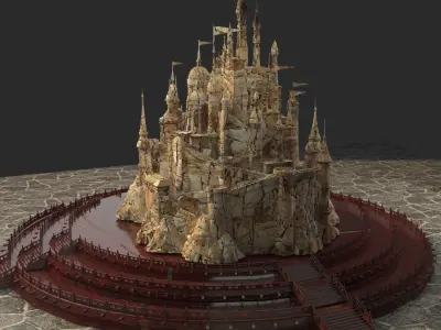 Chinese castle 3D model