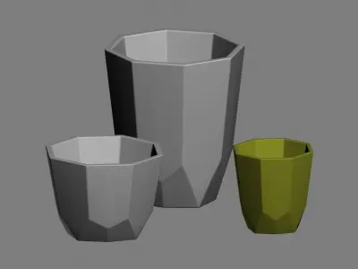 vase 28 3D model purchase