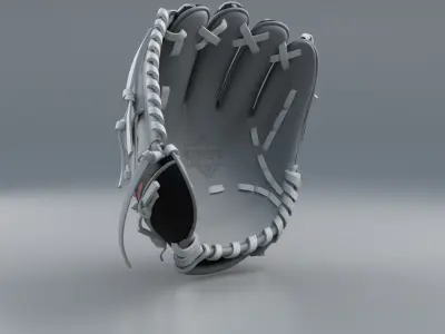 Baseball Glove 3D model