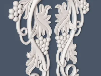 Decorative Scroll 3D model
