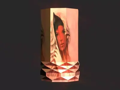 My first vase Low-poly 3D model