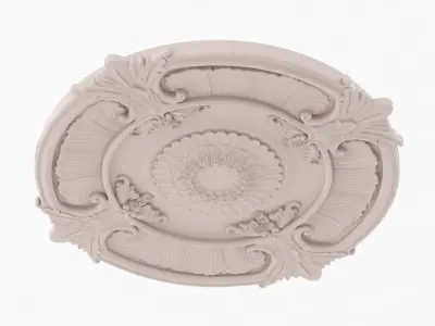 Classic Ceiling Medallion 37 3D model