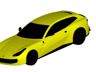 FERRARI GTC4  3D model