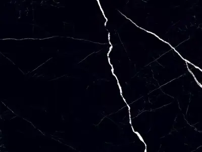 Luxury Black Marble Pedestal Sink 3D Model Texture