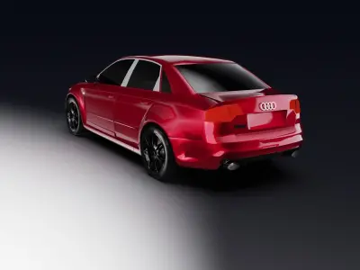 Audi RS4 Avant B7 2006 3D model