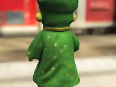 Lucky Clover  Low-poly 3D model