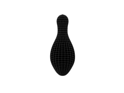 Duckpin Bowling v1 001 Low-poly 3D model
