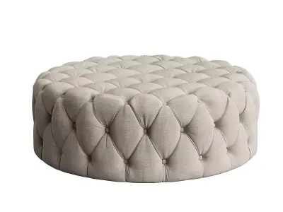 Knightsbridge Cocktail Ottoman 3D model