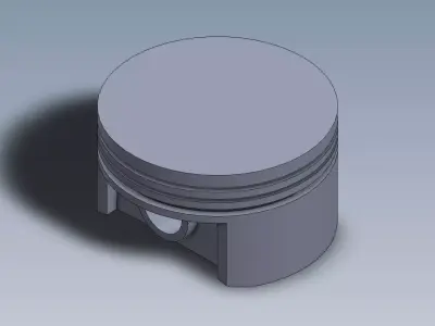 Gasoline Piston Flat 3D print model