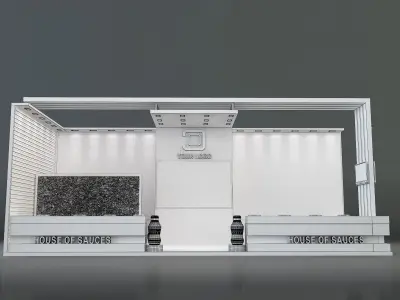 Booth Exhibition Stand a638f 3D model