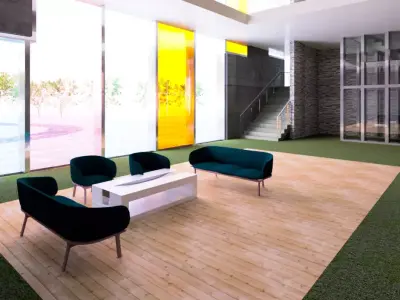 Revit 3 Stars Hotel 2018 3D model