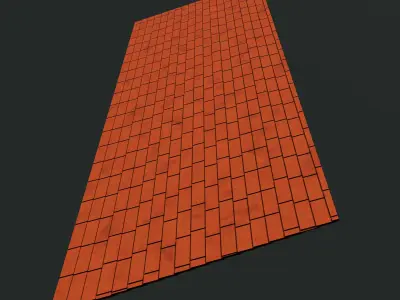Roof tiles 2403 3D model