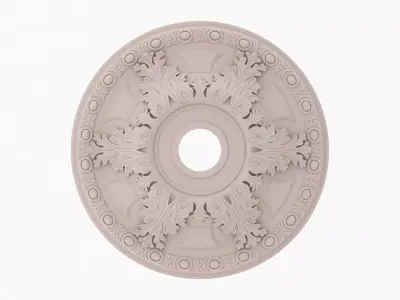 Classic Ceiling Medallion 14 3D model