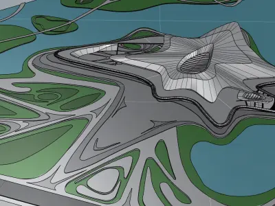 Scienfiction Museum Chengdu 3D model