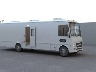 Winnebago 38-ft RV 3D model