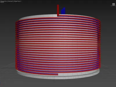 Super Charged Electrolytic System - Cooling and Heating Concept 3D print model