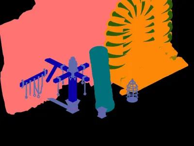 Stone Blood Birds - Entrance Gate 10 3D model