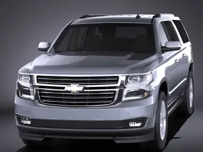 Chevrolet Suburban 2015 VRAY 3D model