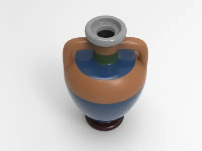 Lio Vase Low-poly 3D model