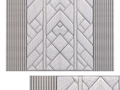 Decor geometric pattern 3D model