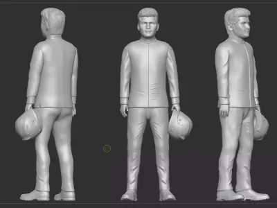 Max Verstappen 3D print model