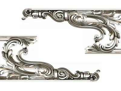 Classic corbel 02 3D model